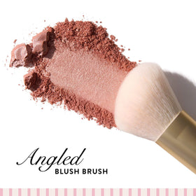 LAURA GELLER Angled Blush Brush angled view showing design details