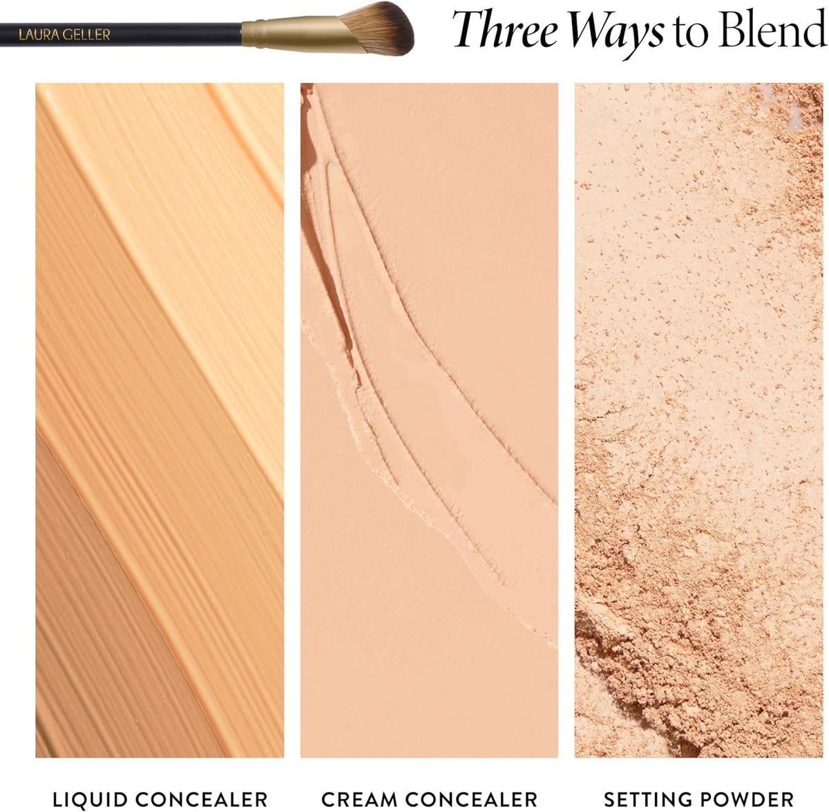LAURA GELLER Angled Precision Concealer Brush back view