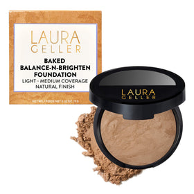LAURA GELLER Baked Balance-n-Brighten Foundation Golden Medium front view