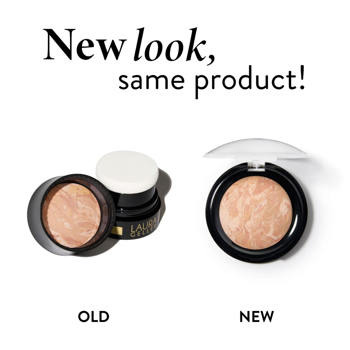 LAURA GELLER Baked Balance-n-Brighten Foundation open pan showing powder
