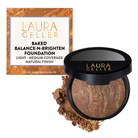 LAURA GELLER Baked Balance-n-Brighten Powder Foundation Deep front view