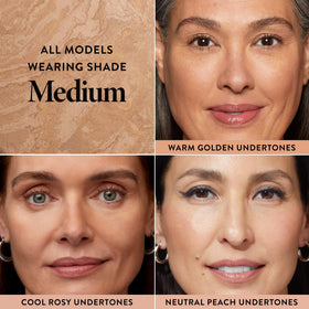 LAURA GELLER Baked Balance-n-Brighten Powder Foundation Medium swatch on skin