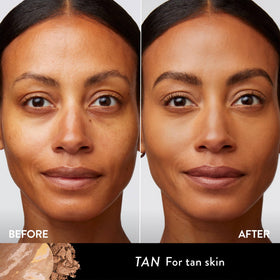 LAURA GELLER Baked Balance-n-Brighten Powder Foundation Tan packaging