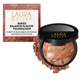 LAURA GELLER Baked Balance-N-Glow Foundation Deep front view