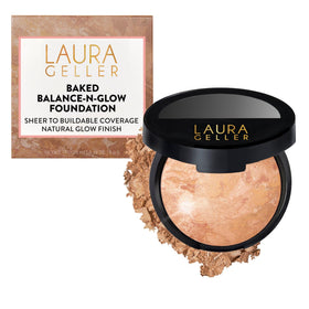 LAURA GELLER Baked Balance-N-Glow Foundation Light front view