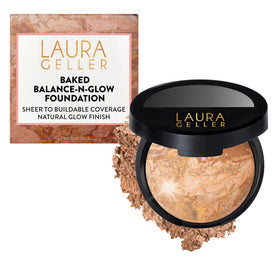 LAURA GELLER Baked Balance-N-Glow Foundation Medium front view