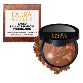 LAURA GELLER Baked Balance-N-Glow Foundation Toffee front view