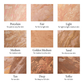 LAURA GELLER Baked Balance-n-Glow Foundation with other beauty products