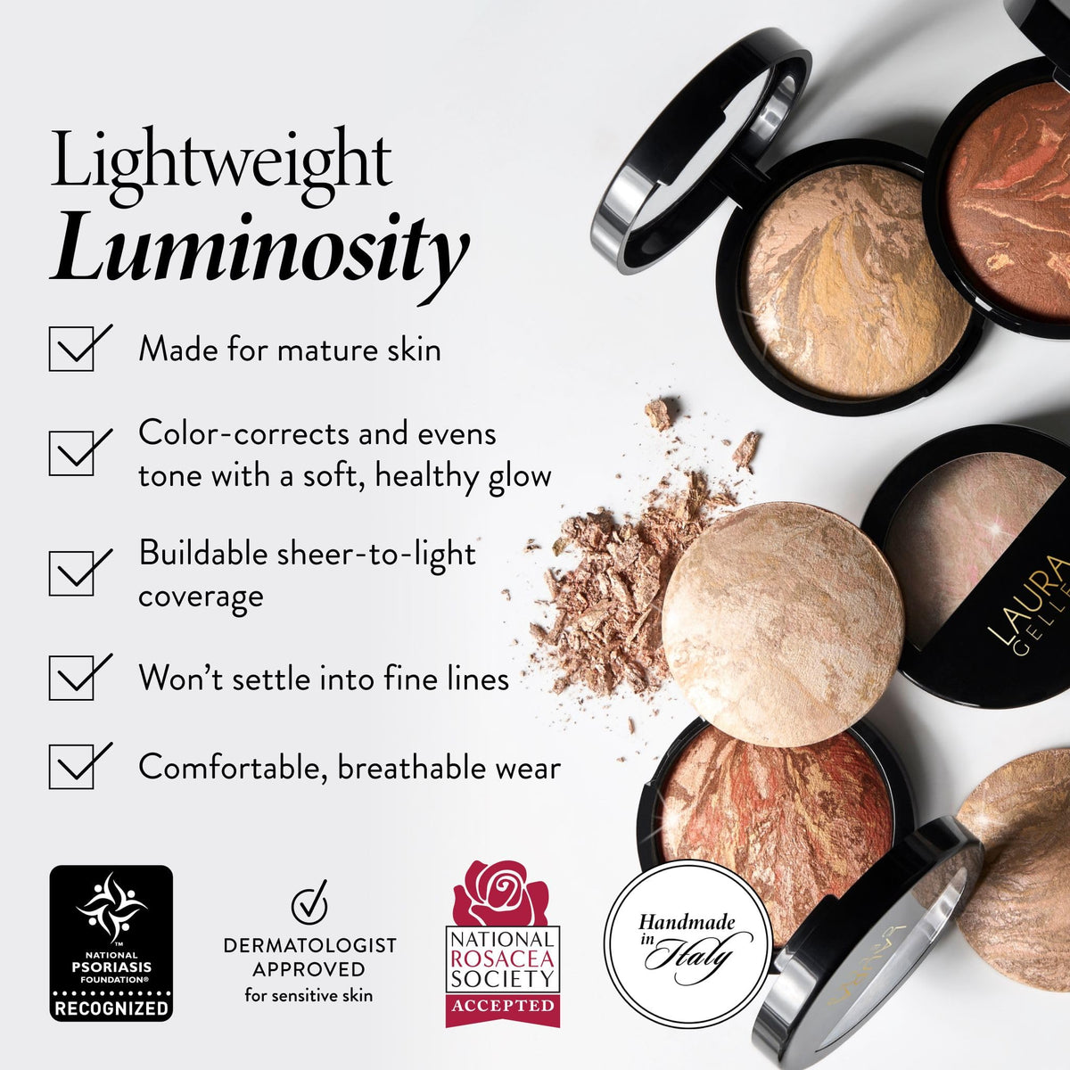 LAURA GELLER Baked Balance-N-Glow Powder Foundation packaging