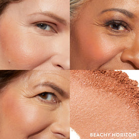 LAURA GELLER Baked Blush-n-Brighten Beachy Horizon marbleized texture
