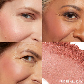 LAURA GELLER Baked Blush-n-Brighten Powder Blush close-up of texture