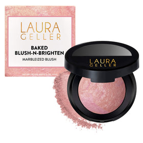 LAURA GELLER Baked Blush-n-Brighten Powder Blush Ethereal Rose front view