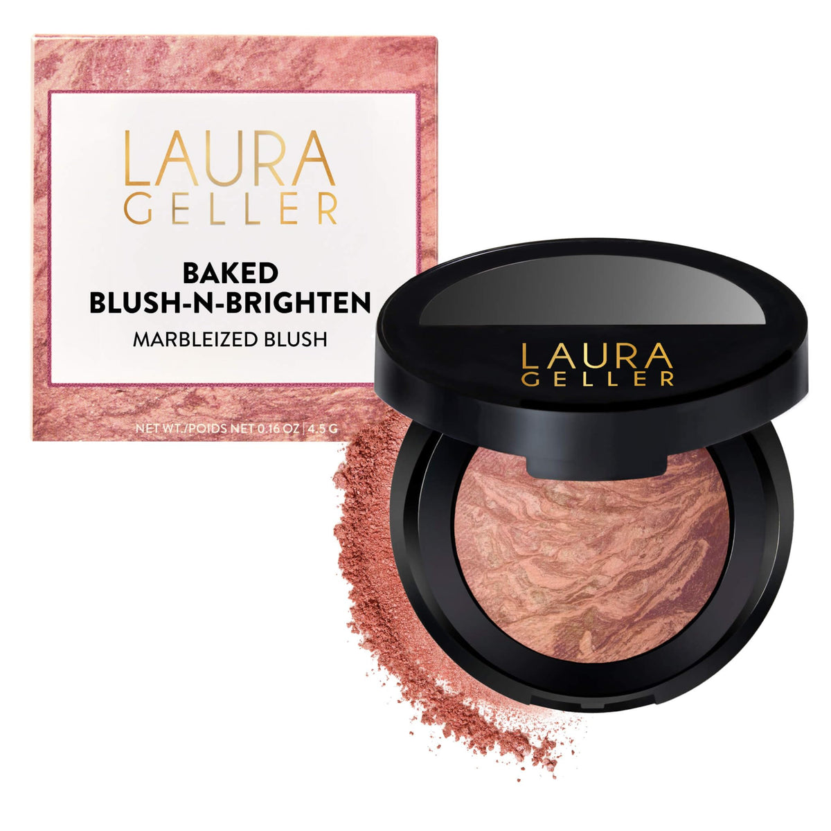 LAURA GELLER Baked Blush-n-Brighten Powder Blush front view