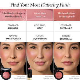 LAURA GELLER Baked Blush-n-Brighten Powder Blush in packaging