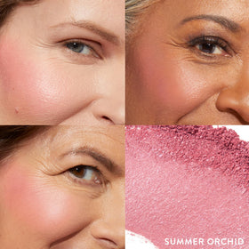 LAURA GELLER Baked Blush-n-Brighten Powder Blush Summer Orchid back view