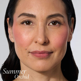 LAURA GELLER Baked Blush-n-Brighten Powder Blush Summer Orchid with brush