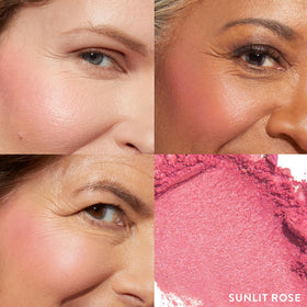 LAURA GELLER Baked Blush-n-Brighten Powder Blush Sunlit Rose packaging