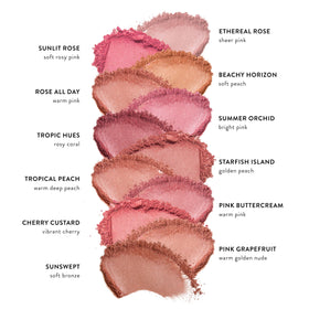LAURA GELLER Baked Blush-n-Brighten Powder Blush Tropic Hues marbleized texture