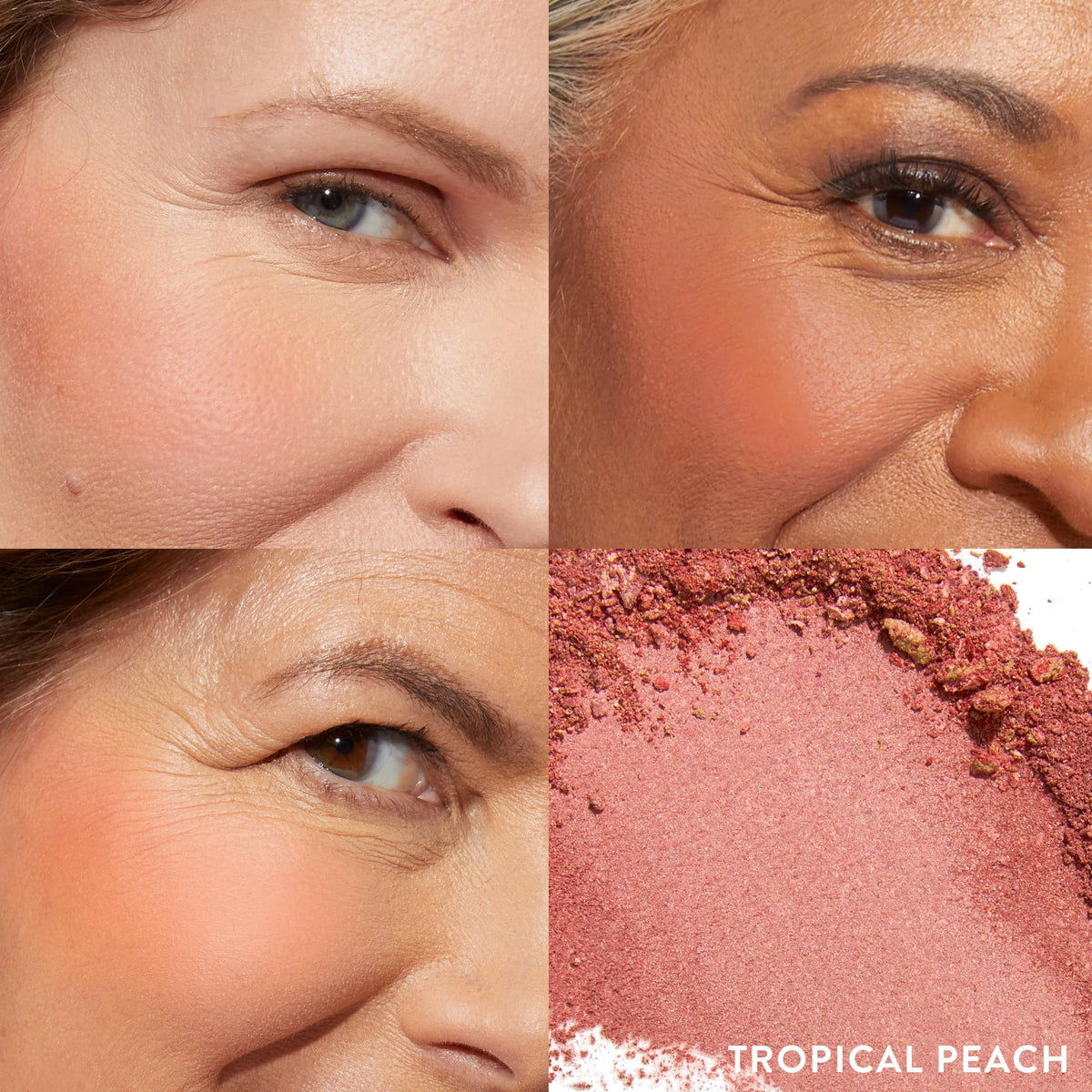 LAURA GELLER Baked Blush-n-Brighten Tropical Peach close-up of texture