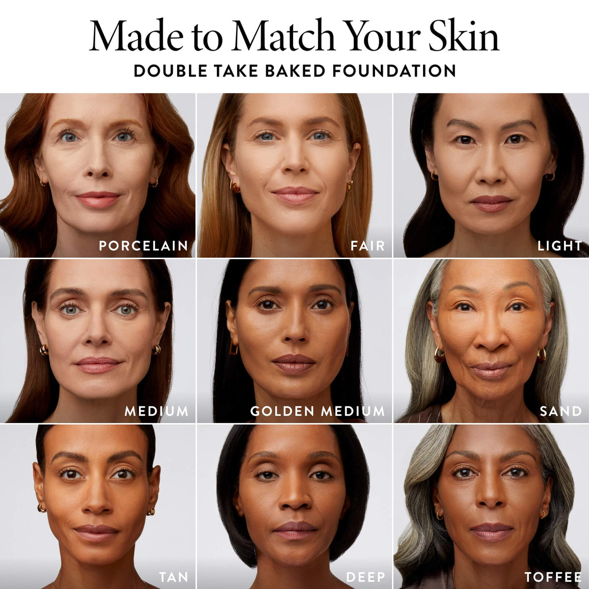 LAURA GELLER Baked Double Take Powder Foundation Deep application process