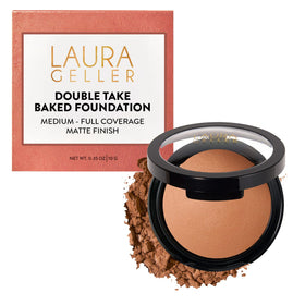 LAURA GELLER Baked Double Take Powder Foundation Deep front view