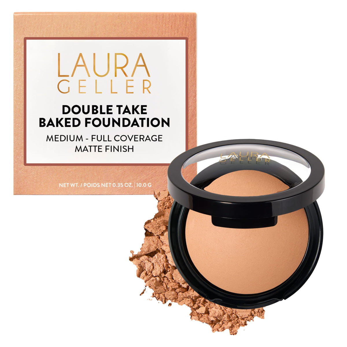 LAURA GELLER Baked Double Take Powder Foundation front view