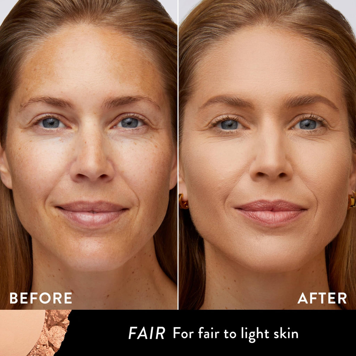 LAURA GELLER Baked Double Take Powder Foundation in Fair, back view