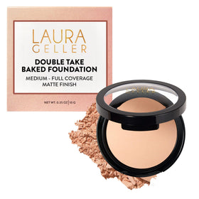 LAURA GELLER Baked Double Take Powder Foundation Porcelain front view