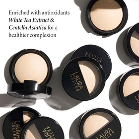 LAURA GELLER Baked Highlighter French Vanilla close-up of product