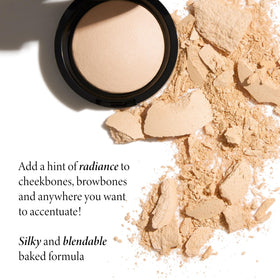 LAURA GELLER Baked Highlighter French Vanilla swatch on skin