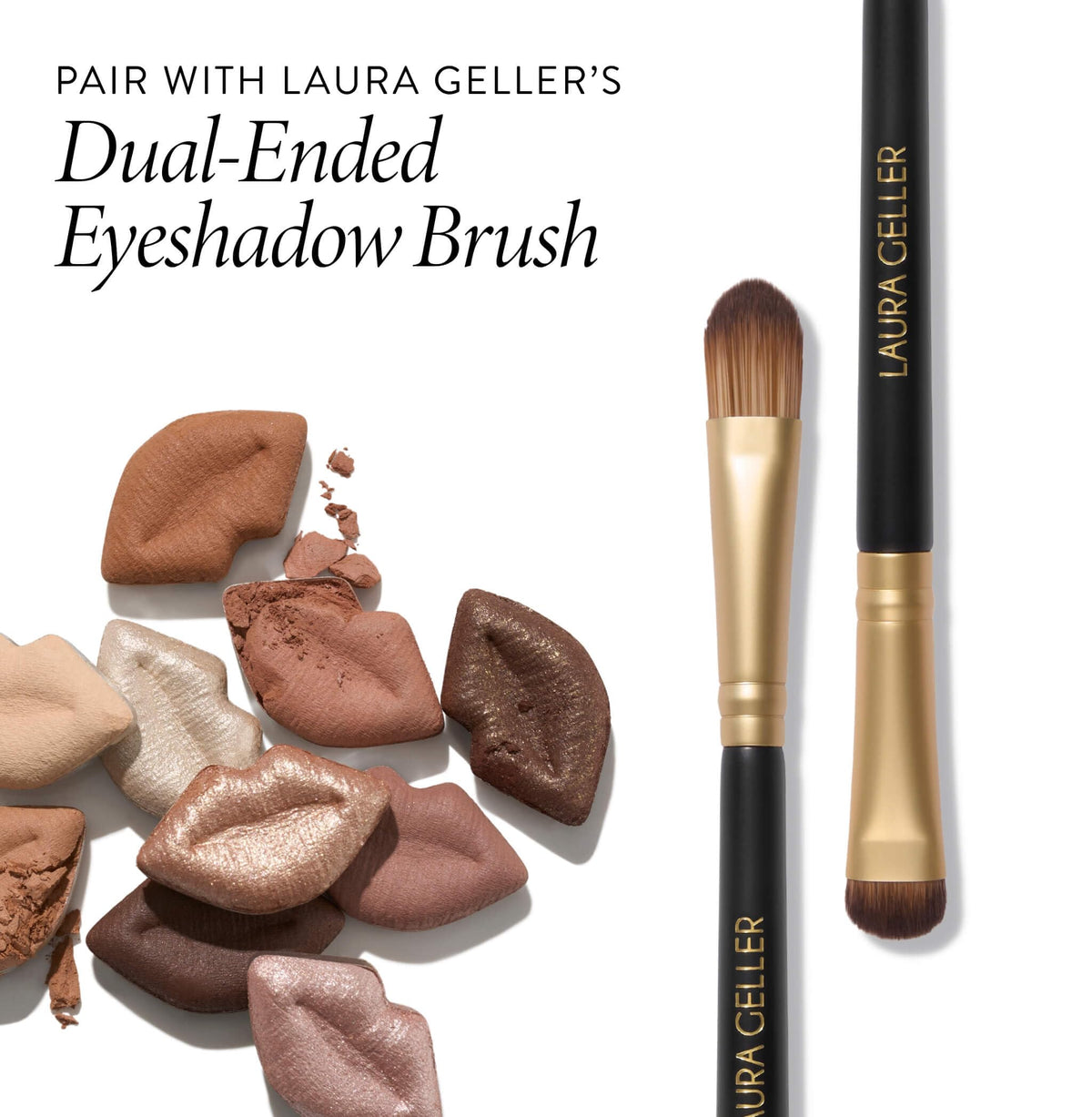 LAURA GELLER Baked Kisses palette packaging