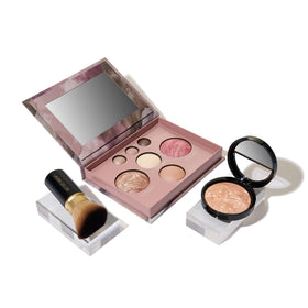 LAURA GELLER Baked Starter Kit front view with foundation and palette