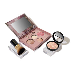 LAURA GELLER Baked Starter Kit front view with foundation and palette
