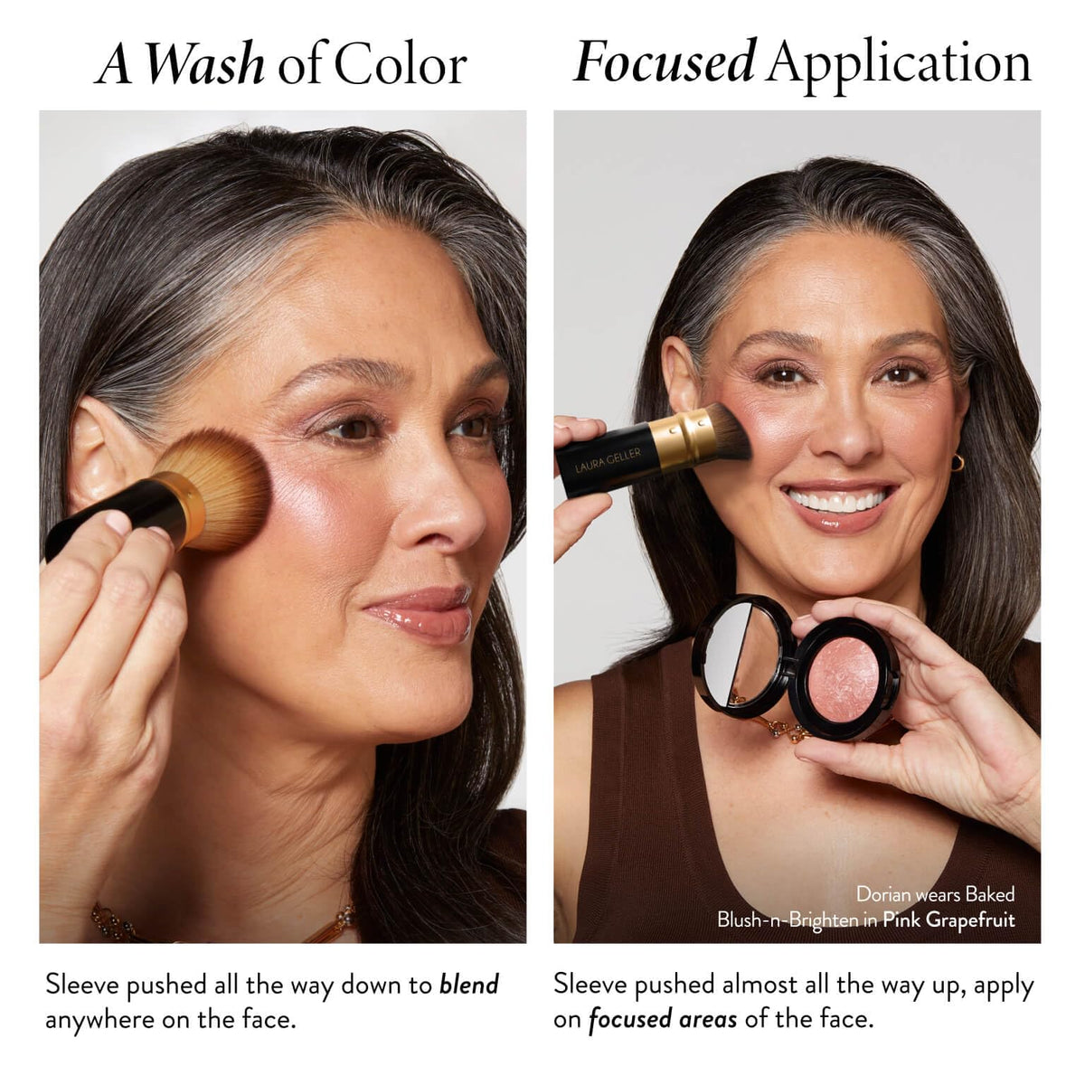LAURA GELLER Baked Starter Kit with makeup application