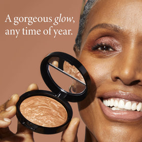 LAURA GELLER Bronze-n-Brighten bronzer swatch on skin