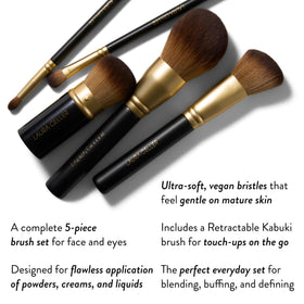 LAURA GELLER Bronzer Brush with makeup application