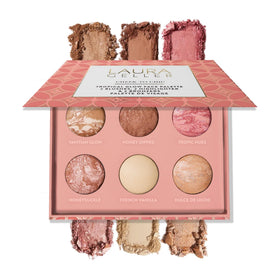LAURA GELLER Cheek to Chic Tropical Glow Palette front view