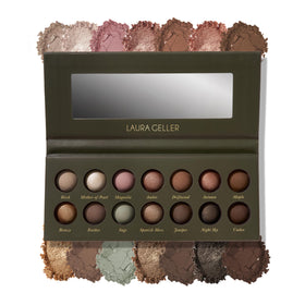 LAURA GELLER Delectables Earthy Essentials Eyeshadow Palette front view