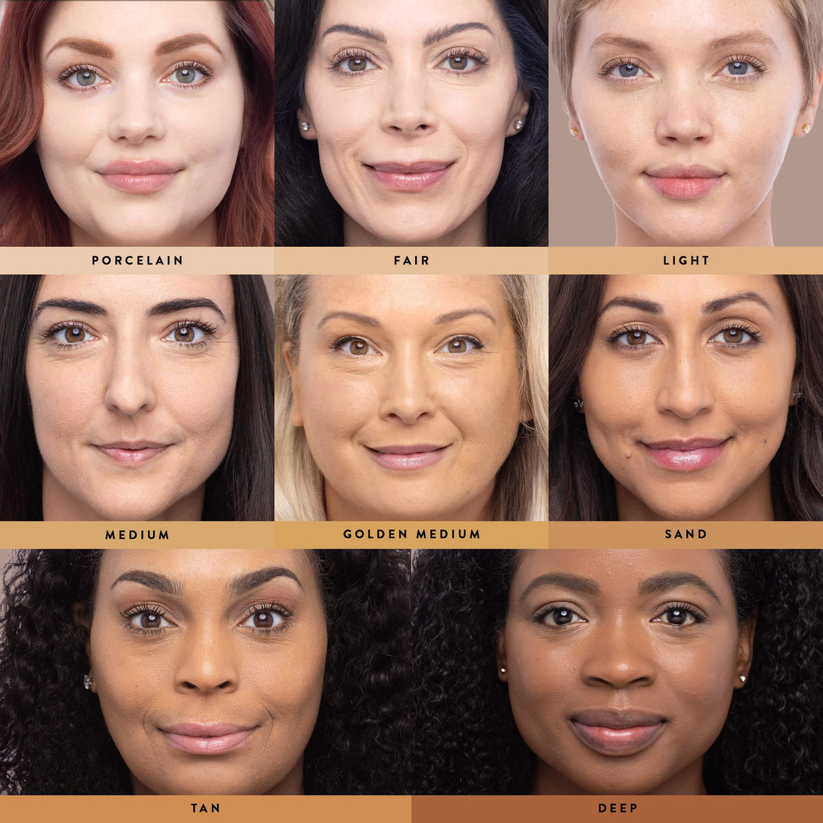 LAURA GELLER Double Take Liquid Foundation Tan application demonstration