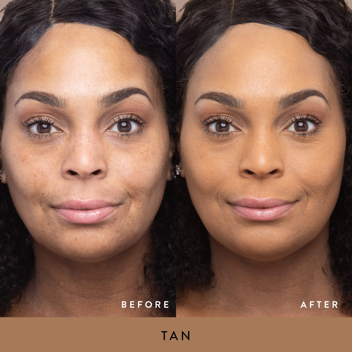 LAURA GELLER Double Take Liquid Foundation Tan bottle side view