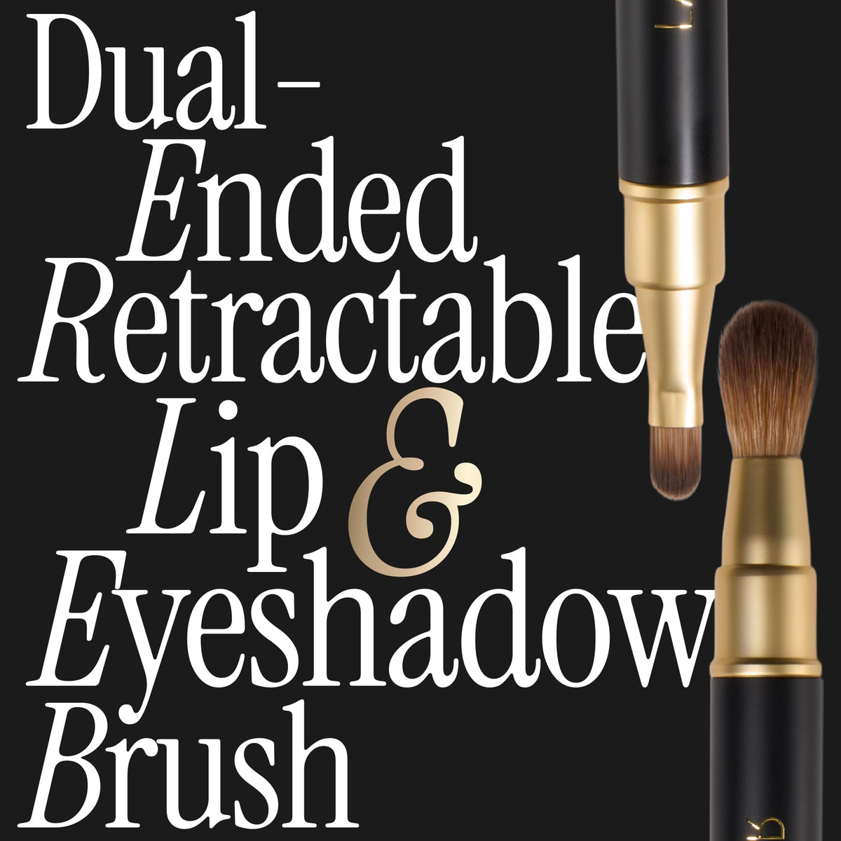 LAURA GELLER Dual-Ended Brush in travel case