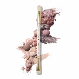 LAURA GELLER Dual-Ended Eyeshadow Brush front view
