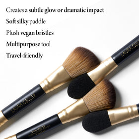 LAURA GELLER Dual-Ended Highlighter Brush in lifestyle setting
