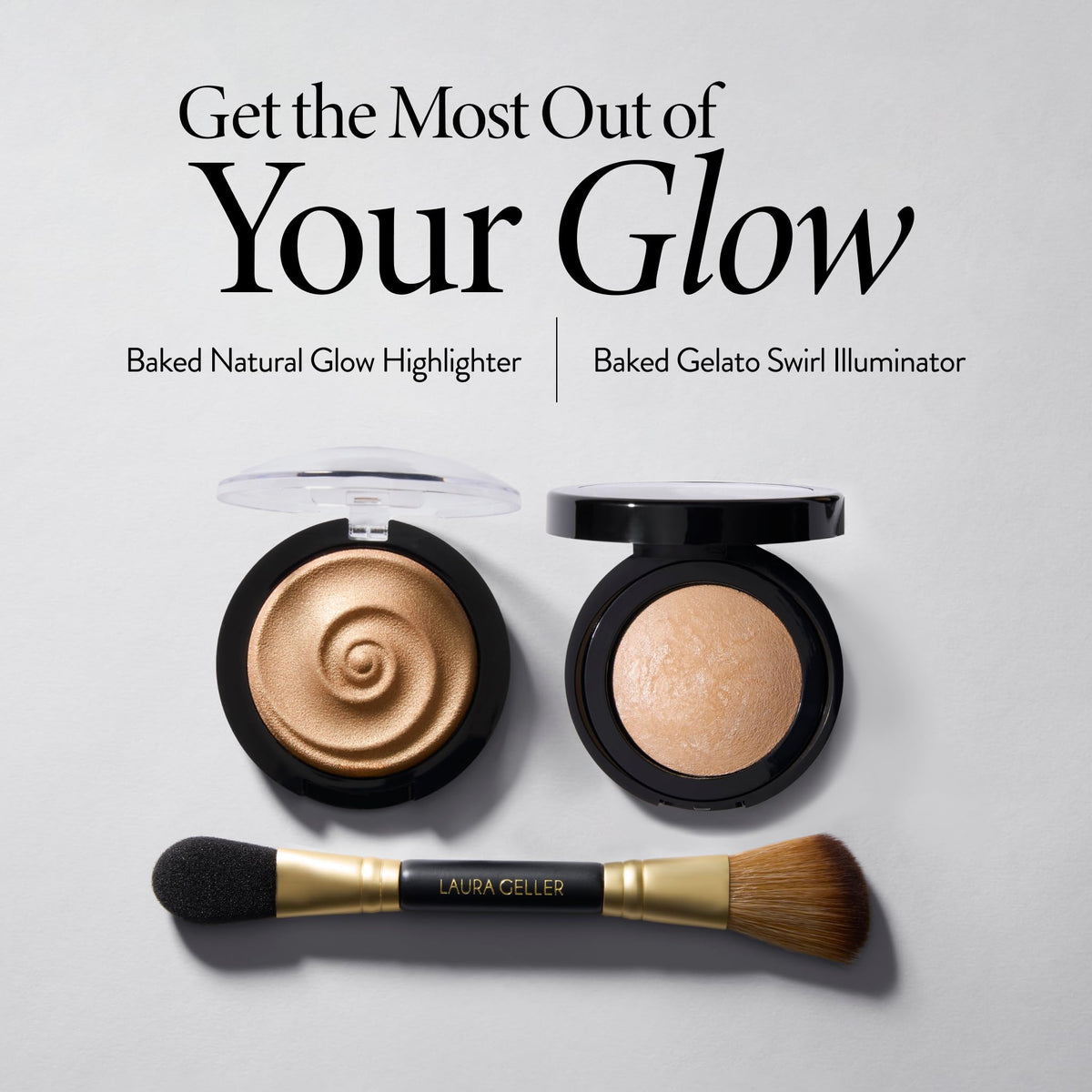LAURA GELLER Dual-Ended Highlighter Brush packaging