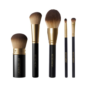 LAURA GELLER Full Face Brush Set 5pc with Angled Blush Brush