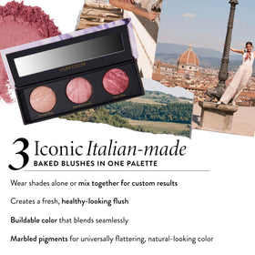 LAURA GELLER Geller's Greatest 3-Piece Blush Palette side view