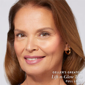LAURA GELLER Geller's Greatest Lift-n-Glow Palette open with shades
