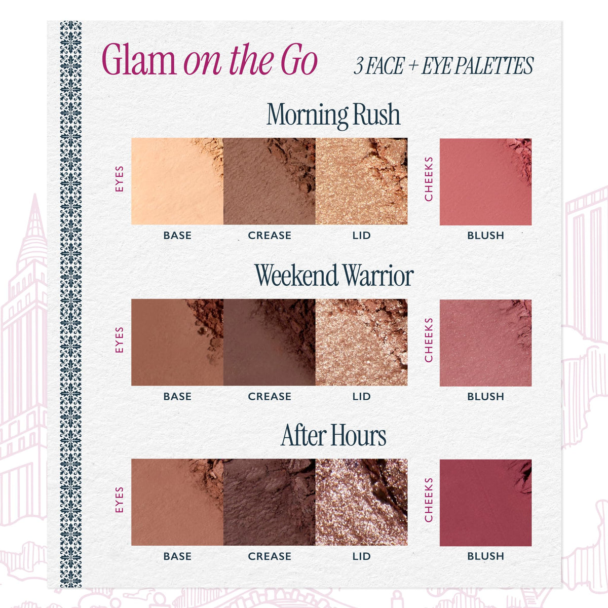 LAURA GELLER Glam On the Go Palette lifestyle shot