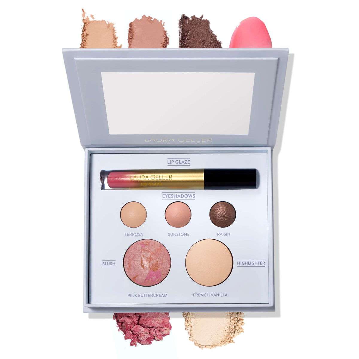 LAURA GELLER Glam on the Run Makeup Palette front view