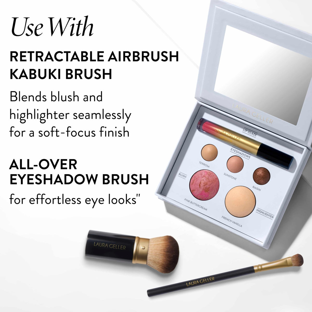 LAURA GELLER Glam on the Run Makeup Palette lifestyle scene